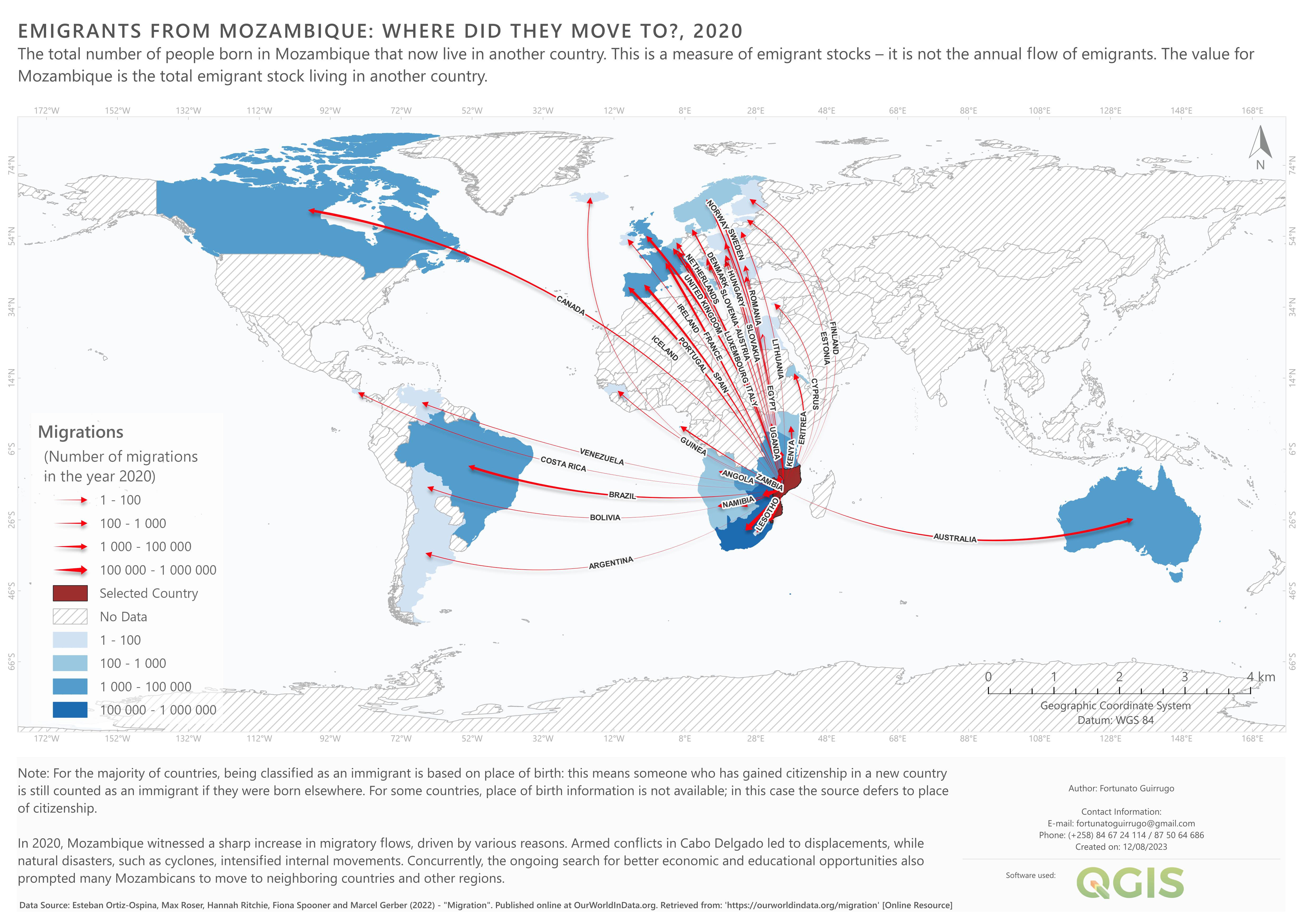 EMIGRANTS FROM MOZAMBIQUE: WHERE DID THEY MOVE TO?